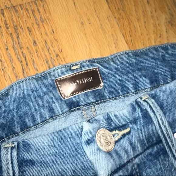 MOTHER The Looker Step Ankle Fray Jeans Despite Differences Denim Blue 27 - Picture 3 of 7